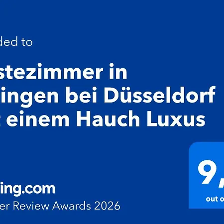 Gaestezimmer In Bei Duesseldorf Mit Einem Hauch Luxus Guest house